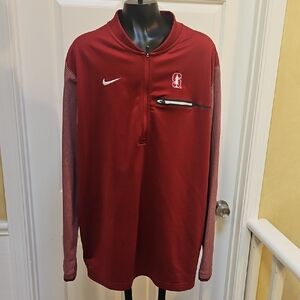 NIKE DRI FIT STANFORD Quarter-Zip Pullover - XL